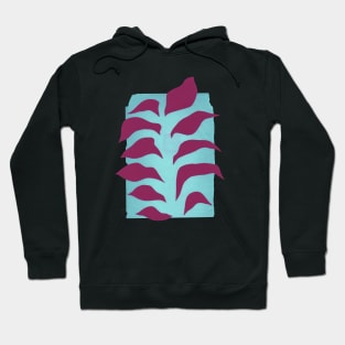 Book Leaf (magenta) Hoodie